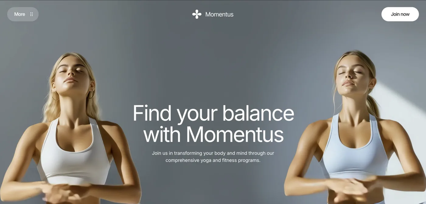 Momentus — Yoga & fitness